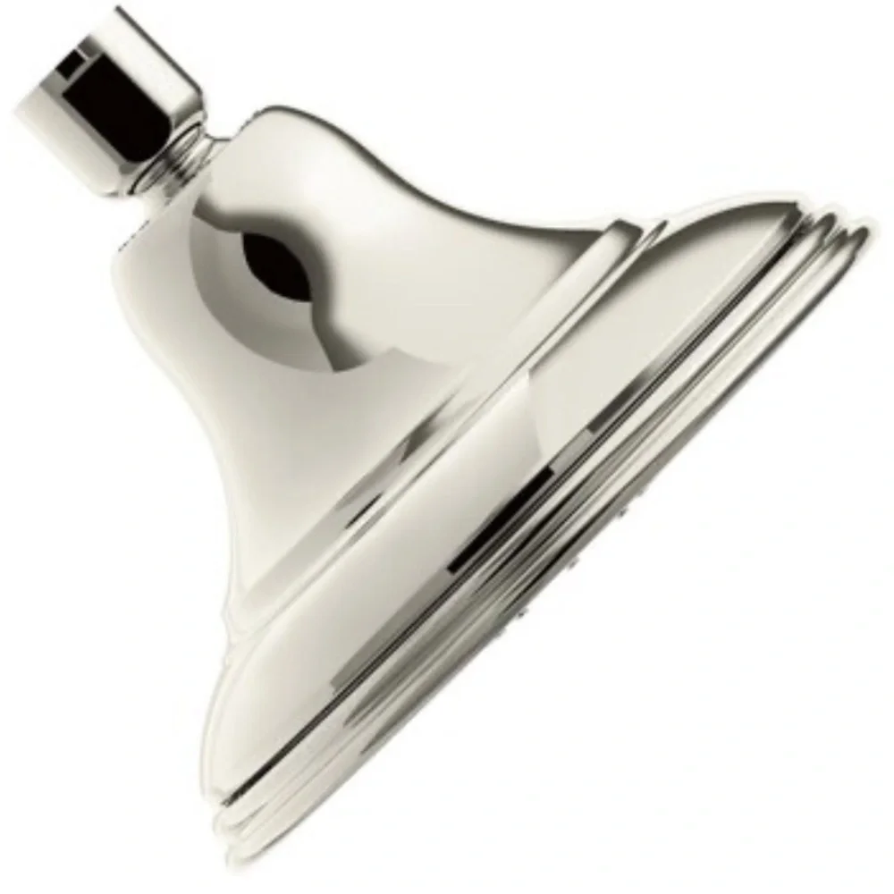 New Kohler Devonshire Vibrant Polished Nickel Showerhead Bathroom Fixture/handle